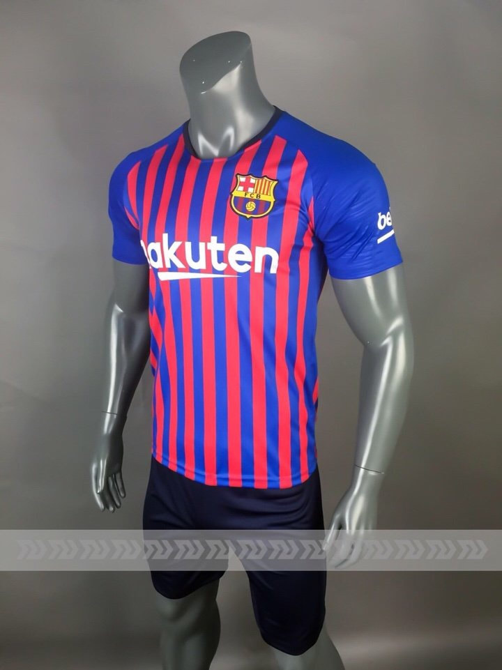Mẫu quần áo đá banh của CLB Barcelona 18-19 tại shop Hạnh Phúc Sport.