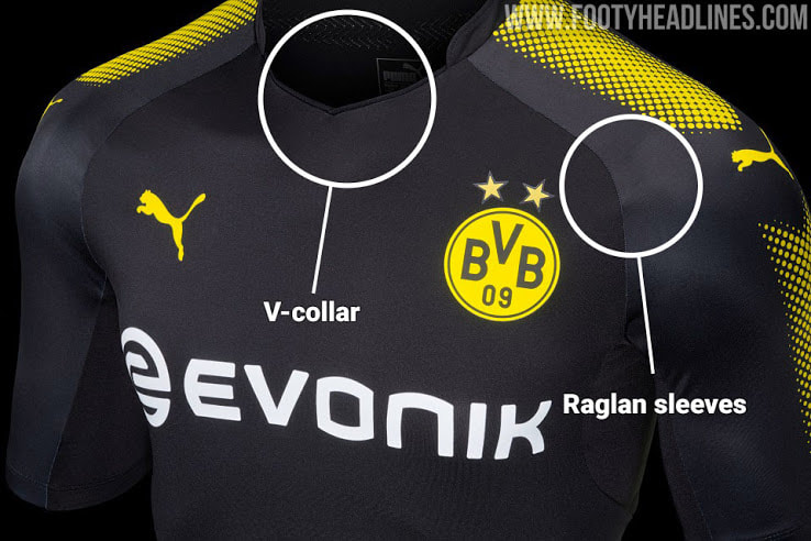 Những họa tiết trên chiếc áo đá banh của Dortmund mùa giải 2019-20 