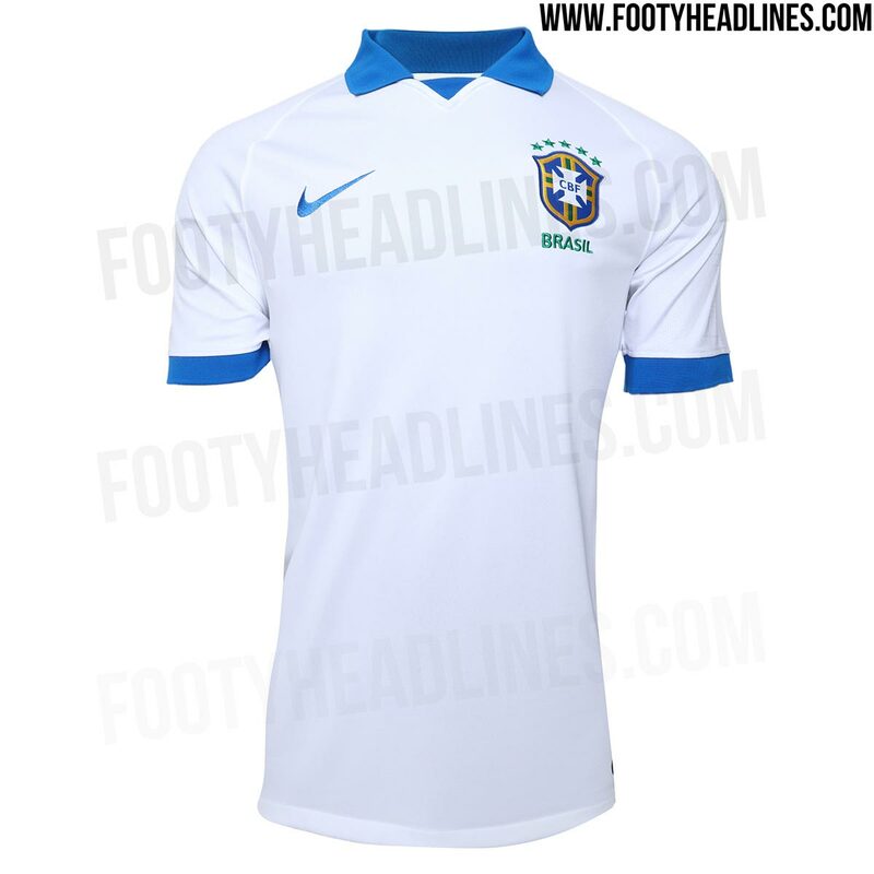 mẫu quần áo bóng đá brazil copa america sân khách 2019-2020 (3)