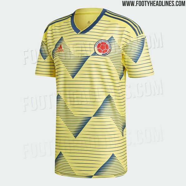 mẫu quần áo bóng đá colombia copa america sân nhà 2019 