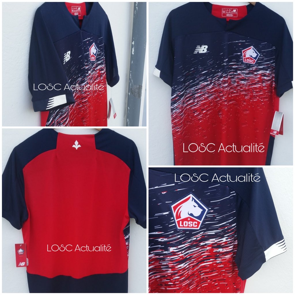 mẫu quần áo bóng đá sân nhà Lille OSC 2019-2020 (2)