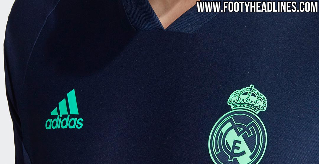 mẫu quần áo bóng đá tập luyện real madrid champions league 2019-2020