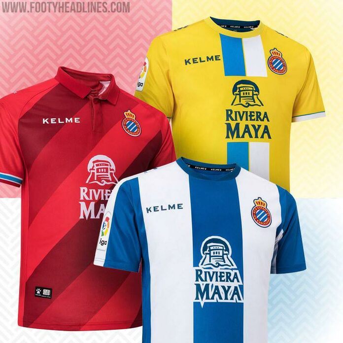 mẫu quần áo bóng đá espanyol 2018-2019